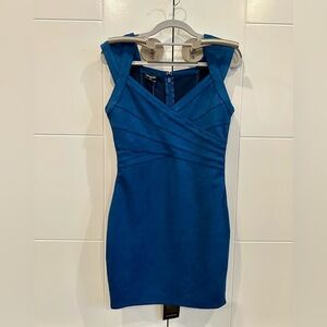 bebe Royal Blue Mini Dress